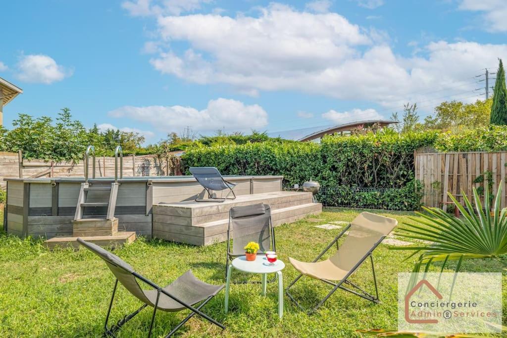 Maison A Lyon Parilly Avec Piscine, Jardin, Parking Prive & Proche Eurexpo Vénissieux Extérieur photo