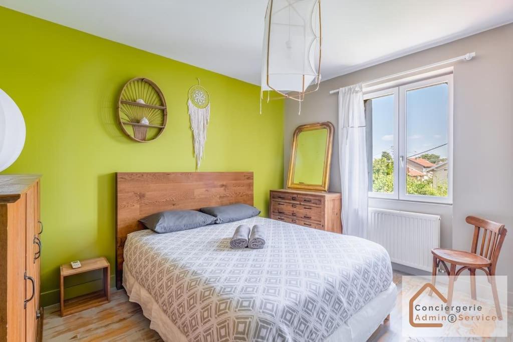 Maison A Lyon Parilly Avec Piscine, Jardin, Parking Prive & Proche Eurexpo Vénissieux Extérieur photo