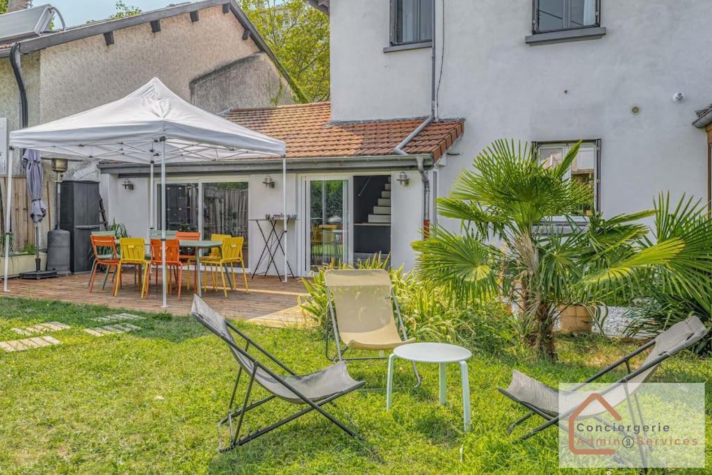 Maison A Lyon Parilly Avec Piscine, Jardin, Parking Prive & Proche Eurexpo Vénissieux Extérieur photo